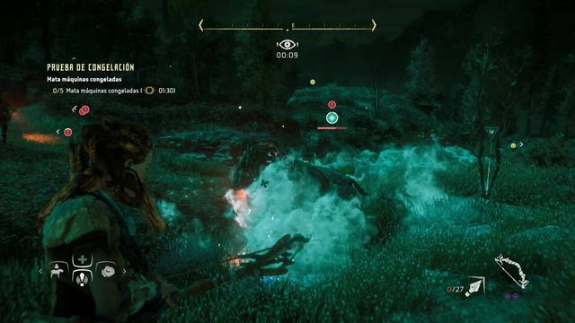 Horizon: Zero Dawn Terrenos de Caza Vallencuentro - Prueba de congelacin