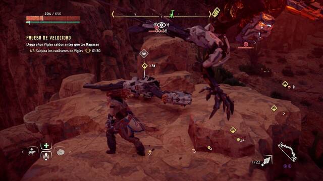 Horizon: Zero Dawn Terrenos de Caza Gran Carrera - Prueba de velocidad