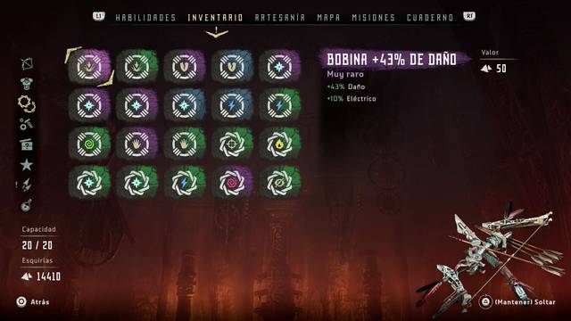 Horizon: Zero Dawn Artesanía - Modificaciones