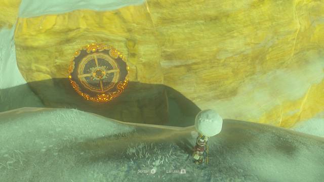 Zelda Breath of the Wild Santuario de Sassmah - Sombra encajada