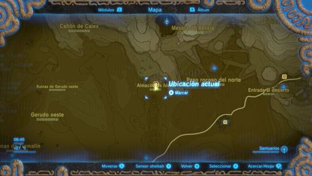 Zelda Breath of the Wild Santuario de Sumdhi - Almacén de hielo