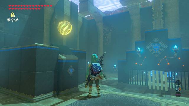 Zelda Breath of the Wild Santuario de Zumkah - Paralizar la esfera