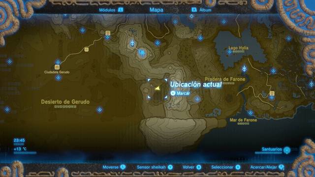 Zelda Breath of the Wild Santuario de Meirah - Fortaleza de Lomei sur