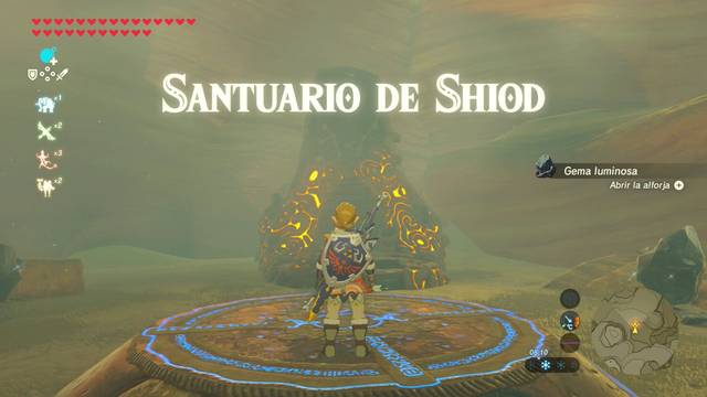 Zelda Breath of the Wild Santuario de Shiod