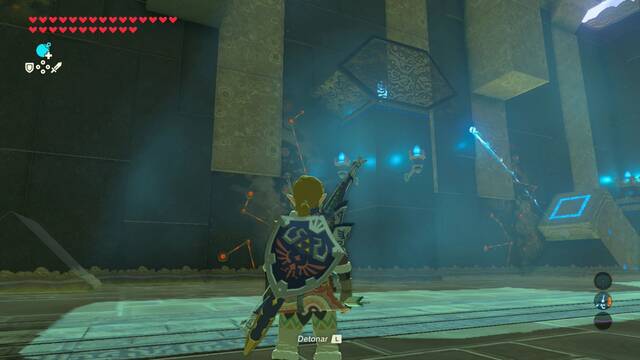 Zelda Breath of the Wild Santuario de Shiod - Bomba circular
