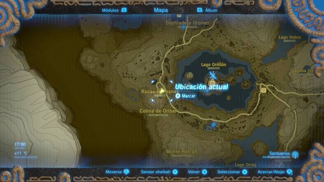 Zelda Breath of the Wild Santuario de Utedo - Rocas hermanas