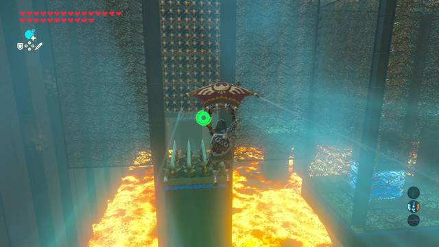 Zelda Breath of the Wild Santuario de Utedo - Dejar que la corriente te lleve