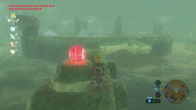 Zelda Breath of the Wild Santuario de Yassa - Esferas exteriores