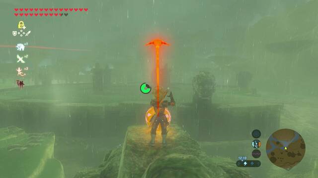 Zelda Breath of the Wild Santuario de Yassa - Golpear esferas exteriores