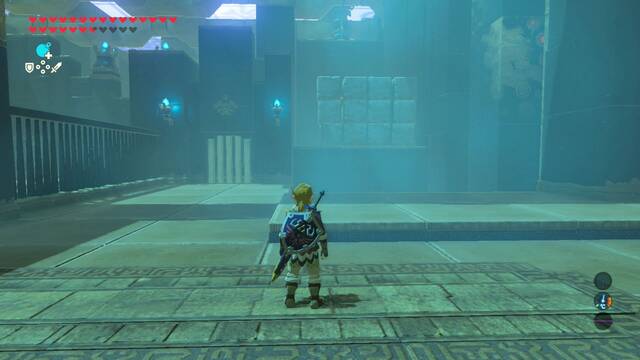 Zelda Breath of the Wild Santuario de Nubbat - Pared de piedras