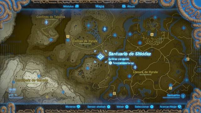 Zelda Breath of the Wild Santuario de Shiddaz