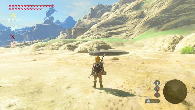 Zelda Breath of the Wild Santuario de Ohyoka - Piedra plana