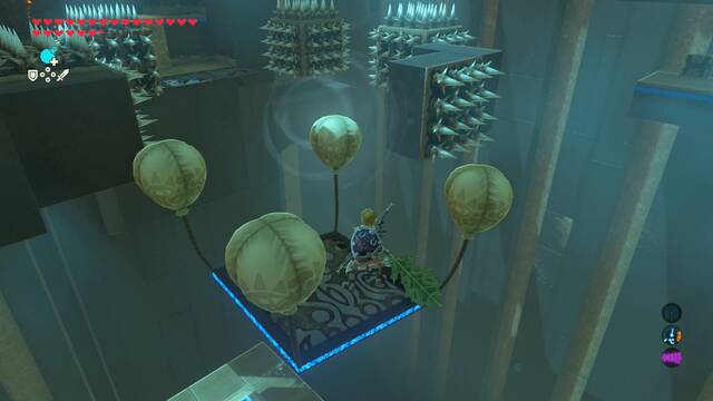 Zelda Breath of the Wild Santuario de Ohyoka - Camino de pinchos