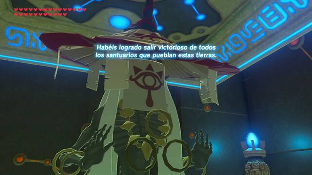 Zelda Breath of the Wild Un regalo de los monjes