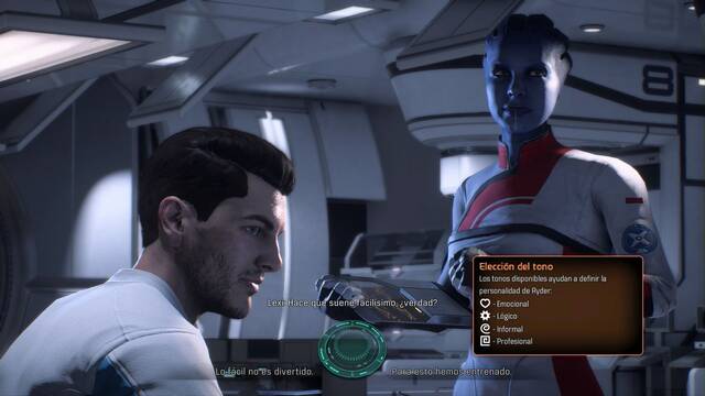 Mass Effect Andromeda La Hyperion - Eleccin del tono