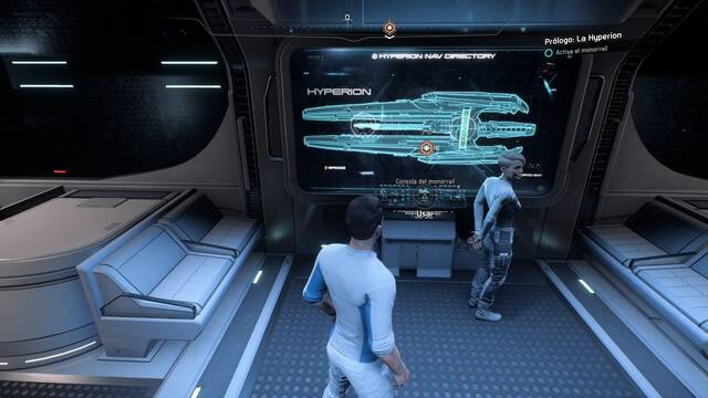 Mass Effect Andromeda La Hyperion - Usar el monorrail