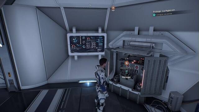 Mass Effect Andromeda La Hyperion - Recoger el arma