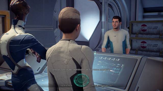 Mass Effect Andromeda Reunin en el Nexus - Tann