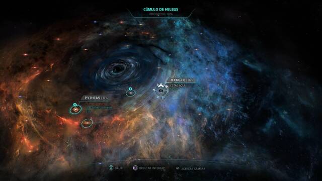 Mass Effect Andromeda Un comienzo mejor - Mapa del cmulo