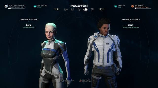 Mass Effect Andromeda Un comienzo mejor - Elegir pelotn