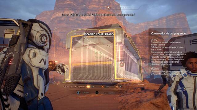 Mass Effect Andromeda Un comienzo mejor - Contenedor del Nomad