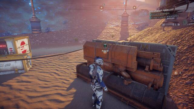 Mass Effect Andromeda Un comienzo mejor - Activar el generador