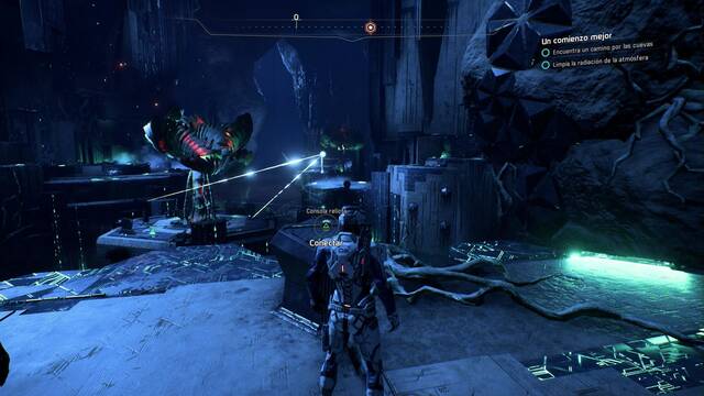 Mass Effect Andromeda Un comienzo mejor - Activar la terminal para desbloquear el camino