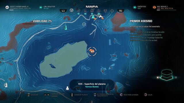 Mass Effect Andromeda Primer asesino - Zona a investigar