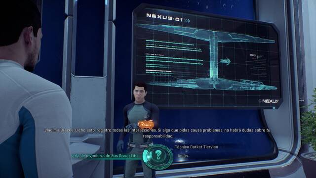 Mass Effect Andromeda Algo personal - Conversacin con Vladimir Brecka