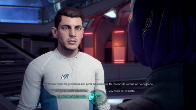 Mass Effect Andromeda El camino del héroe - Flirtear con Keri