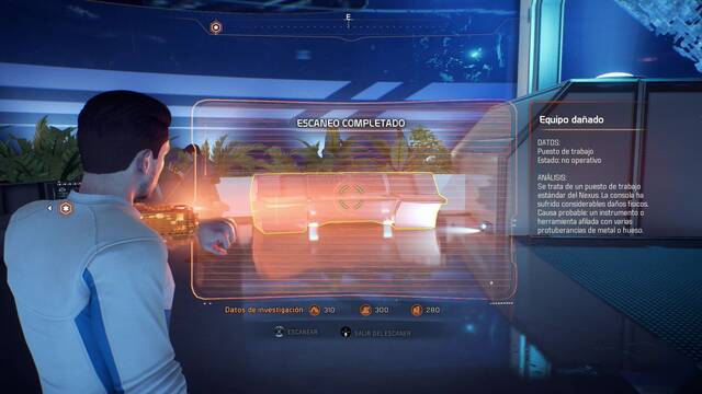 Mass Effect Andromeda Cables rotos - Terminal de investigacin