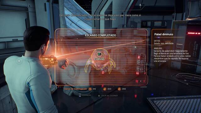 Mass Effect Andromeda Cables rotos - Criatura