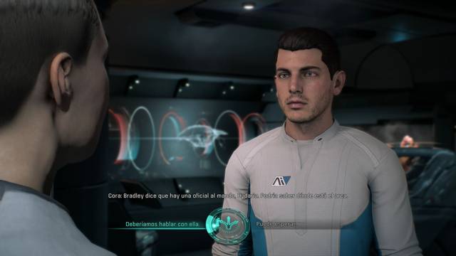 Mass Effect Andromeda Cora Harper: Arca Asari - Hablar con Cora