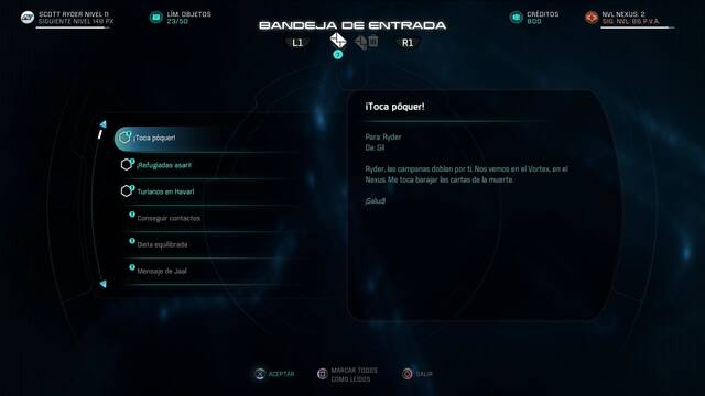 mass effect andromeda gil poker quest