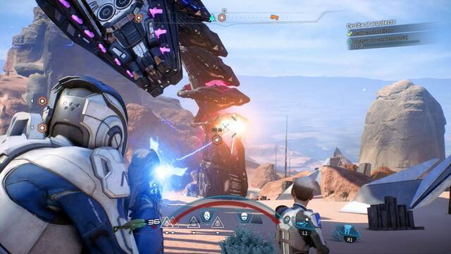 Mass Effect Andromeda Causar buena impresión - Disparar a las patas del arquitecto