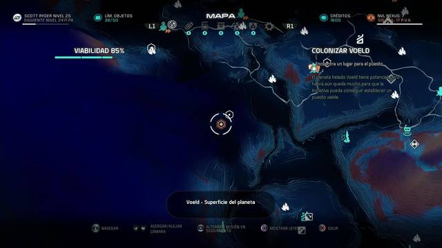 Mass Effect Andromeda Colonizar Voeld - Inicio de misión