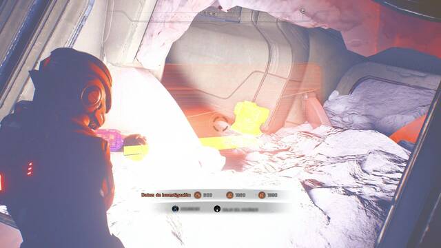 Mass Effect Andromeda El explorador perdido - Pared rota y consola