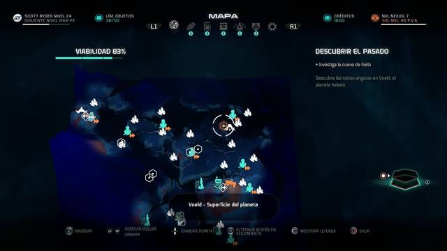Mass Effect Andromeda Descubrir el pasado - Inicio de la misión