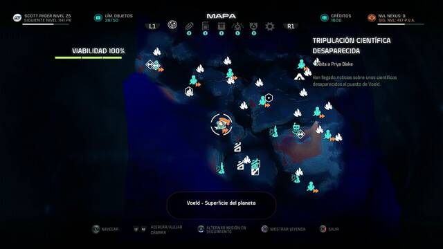 Mass Effect Andromeda Tripulación científica desaparecida - Inicio de la misión