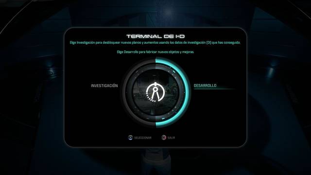 Mass Effect Andromeda Mejoras del Nomad - Desarollo