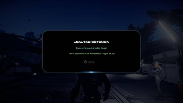 Mass Effect Andromeda Jaal Ama Darav; ¿amigo o enemigo? - Lealtad de Jaal