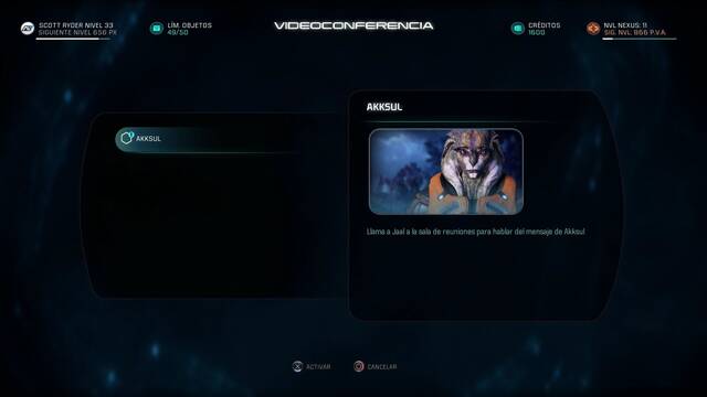 Mass Effect Andromeda Jaal Ama Darav; ¿amigo o enemigo? - Videoconferencia