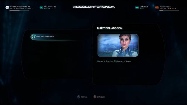 Mass Effect Andromeda Las pequeñas cosas que importan - Videoconferencia