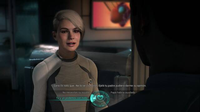Mass Effect Andromeda Cora Harper: Arca Asari - Flirtear con Cora