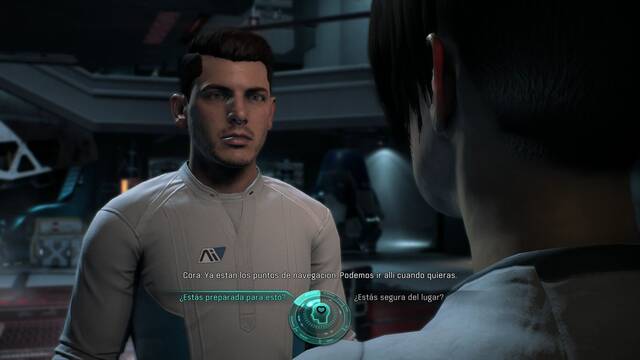 Mass Effect Andromeda Cora Harper: Arca Asari - Hablar con Cora