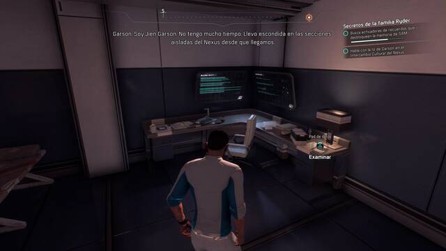 Mass Effect Andromeda Secretos de la familia Ryder - Investigar el cuarto secreto