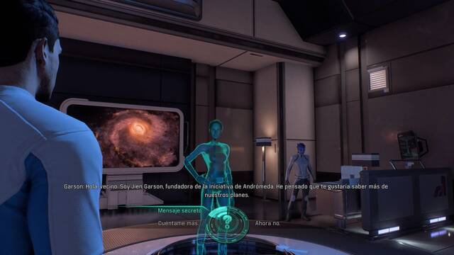 Mass Effect Andromeda Secretos de la familia Ryder - Hablar con Garson