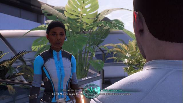 Mass Effect Andromeda Los bomberos - Hablar con Knight
