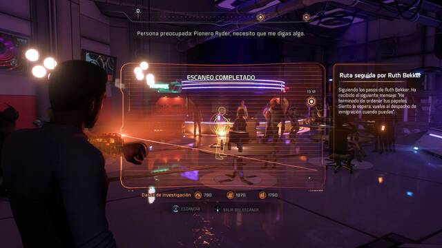 Mass Effect Andromeda Contagio - Rastro de Ruth Bekker