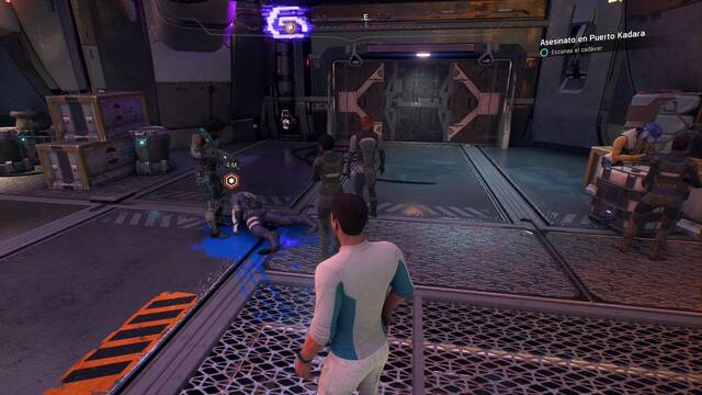 Mass Effect Andromeda Asesinato en Kadara - Examinar el cadver